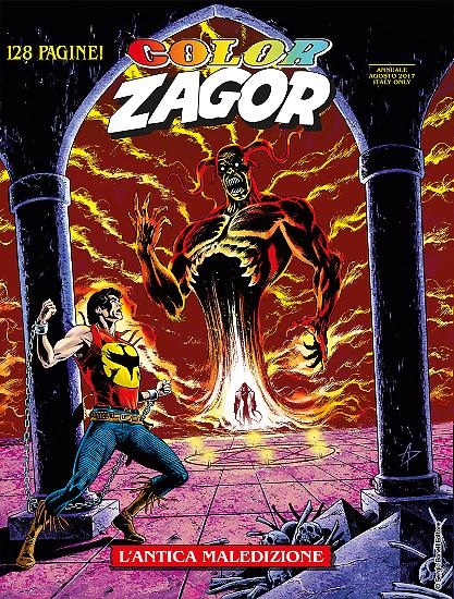 The cover of Color Zagor #5, "L'antica maledizione"