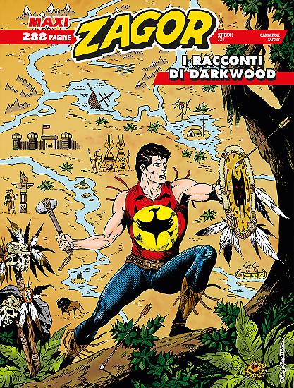La copertina di "I racconti di Darkwood", Maxi Zagor n. 31.