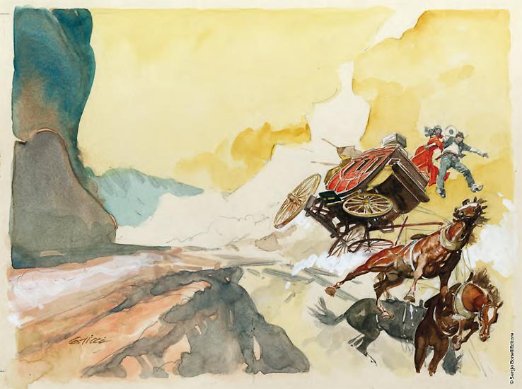 An illustration by Giovanni Ticci from "L'arte di Giovanni Ticci".