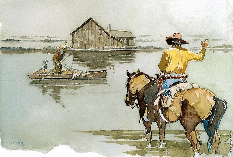 An illustration by Giovanni Ticci from "L'arte di Giovanni Ticci".