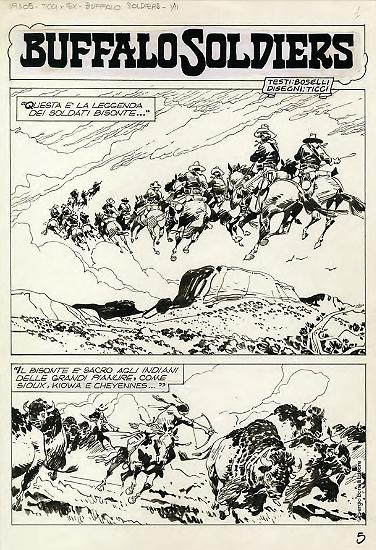 An illustration by Giovanni Ticci from "L'arte di Giovanni Ticci".