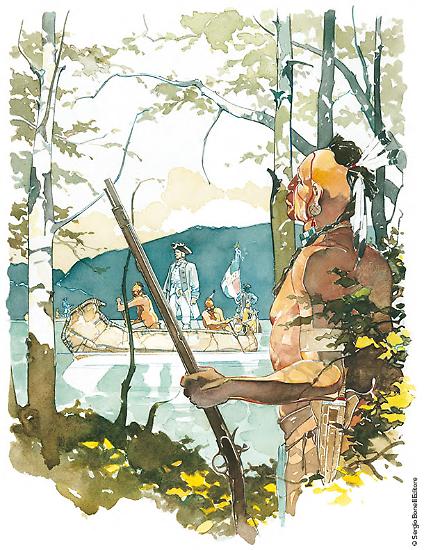 An illustration by Giovanni Ticci from "L'arte di Giovanni Ticci".