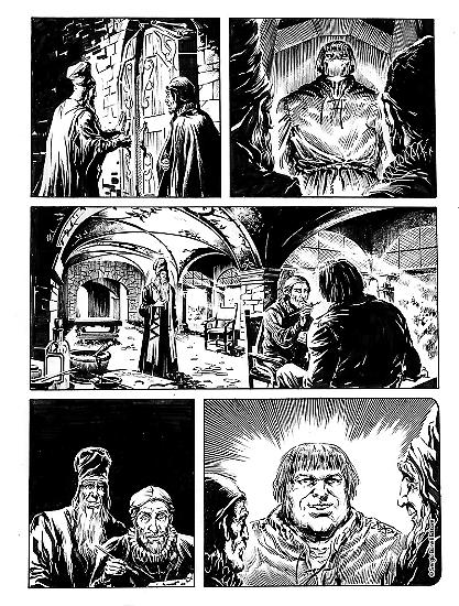 Dampyr preview 2018 - A page by Fabrizio Longo