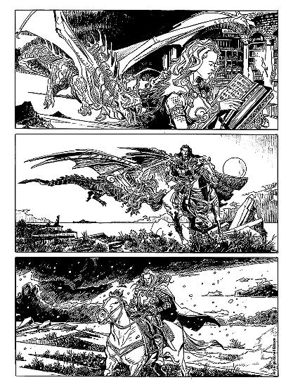 Dampyr preview 2018 - A page by Michele Rubini