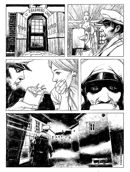 Dampyr preview 2018 - A page by Corrado Roi