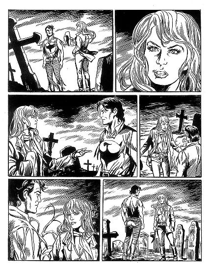 Zagor 2018 preview - a page by Mauro Laurenti