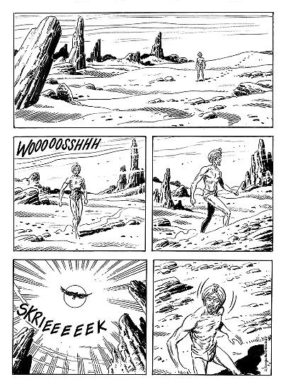 Zagor 2018 preview - a page by Marco Verni e Gianni Sedioli