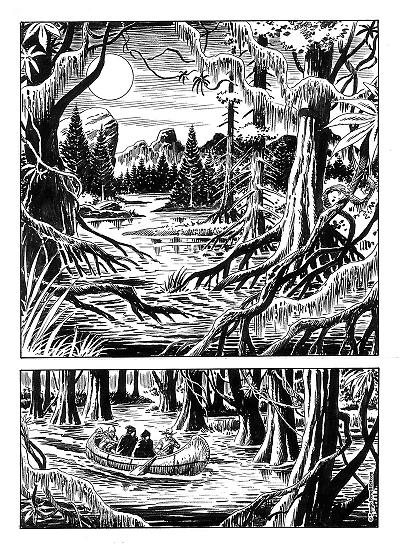 Zagor 2018 preview - a page by Marco Verni e Gianni Sedioli