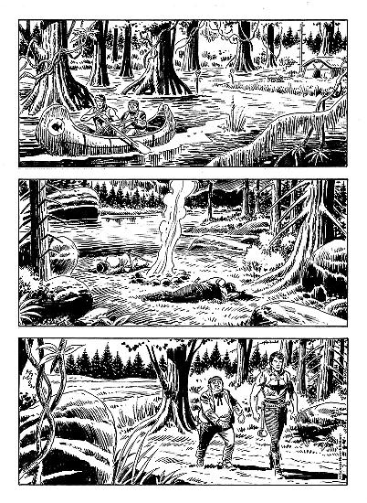 Zagor 2018 preview - a page by Marco Verni e Gianni Sedioli