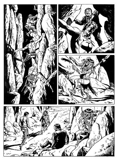 Zagor 2018 preview - a page by Esposito Bros