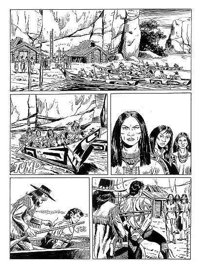 Zagor 2018 preview - a page by Domenico e Stefano Di Vitto