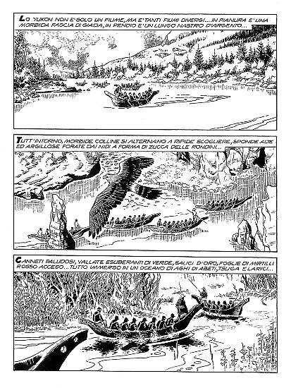 Zagor 2018 preview - a page by Marcello Mangiantini