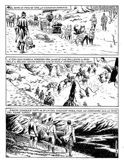 Zagor 2018 preview - a page by Marcello Mangiantini