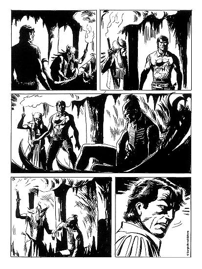Zagor 2018 preview - a page by Emanuele Barison