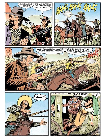 Anteprima Tex 2019 - disegni di Fabio Civitelli, colori di Oscar Celestini.