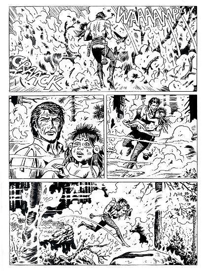 Zagor 2019 - disegno realizzato dagli Esposito Bros.