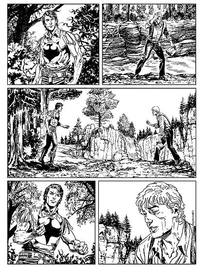 Zagor 2019 - tavola di Max Bertolini