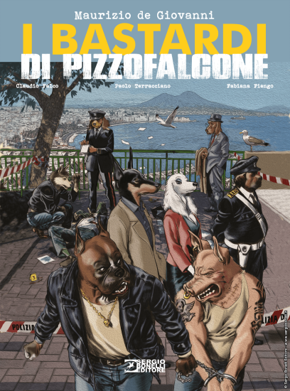 La copertina di Daniele Bigliardo per il primo numero di "I Bastardi di Pizzofalcone".