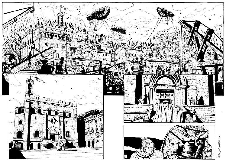 Anteprima Dragonero 2019 - tavola di Salvatore Porcaro