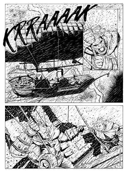 Anteprima Dragonero 2019 - tavola di Salvatore Porcaro