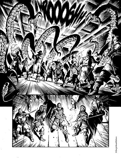 Anteprima Dragonero 2019 - tavola di Gianluigi Gregorini