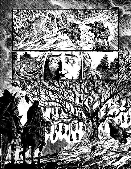 Dragonero 2020 Preview - Art by Vincenzo Riccardi.