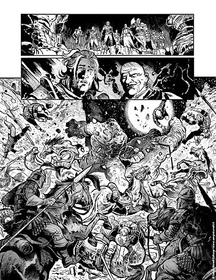 Dragonero 2020 Preview - Art by Vincenzo Riccardi.