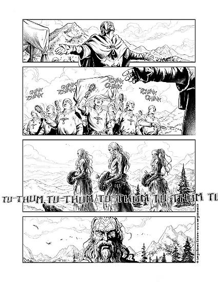 Dragonero 2020 Preview - Art by Antonella Platano.