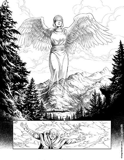 Dragonero 2020 Preview - Art by Antonella Platano.
