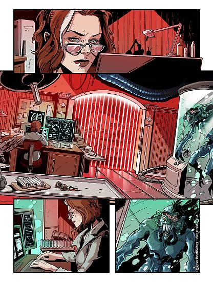 Odessa Preview 2020 - Art by Elena Cesana, colors by Virginia Chiabotti.