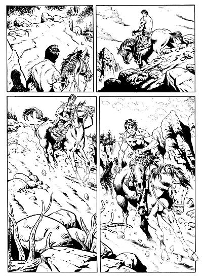 Zagor Preview 2020 - Art by Marcello Mangiantini.