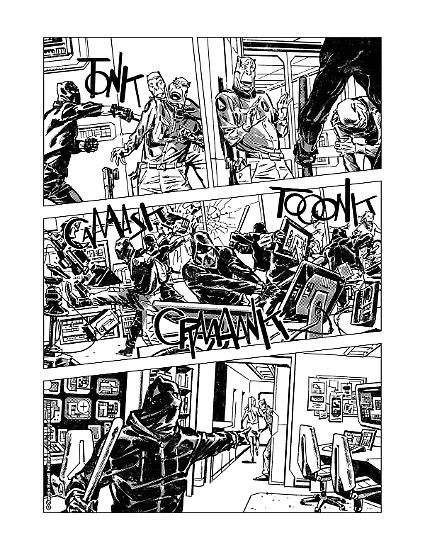 Preview Nathan Never 2020 - Art by Massimiliano Bergamo.