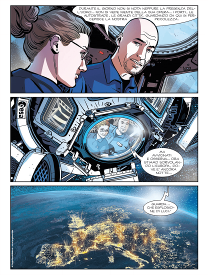 Preview Nathan Never 2020 - Art by Sergio Giardo, colors by Romina Denti.