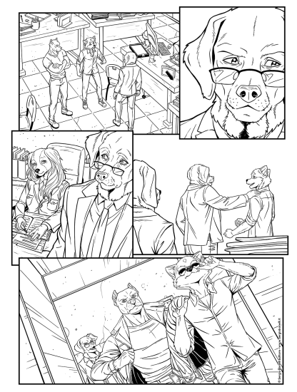 Preview I Bastardi di Pizzofalcone 2020 - Art by Fabiana Fiengo.
