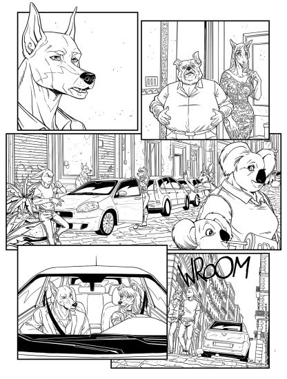 Preview I Bastardi di Pizzofalcone 2020 - Art by Fabiana Fiengo.