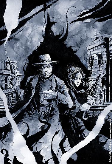 Preview "L'albergo dei gentiluomini" - Art by Daniele Serra.