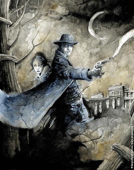 Preview "L'albergo dei gentiluomini" - Art by Daniele Serra.