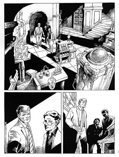 Martin Mystère 2020 - Art by Giovanni Nisi.
