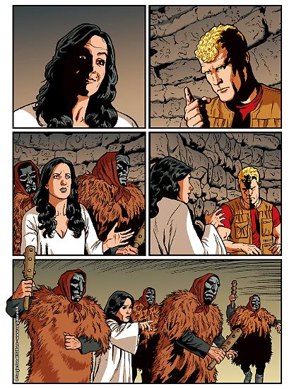Martin Mystère 2020 - Art by Alfredo Orlandi, colors by Francesca Tomaghelli.