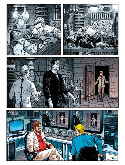 Martin Mystère 2020 - Art by Rosario Raho, colors by Daniele Rudoni e Alessandro Musumeci.