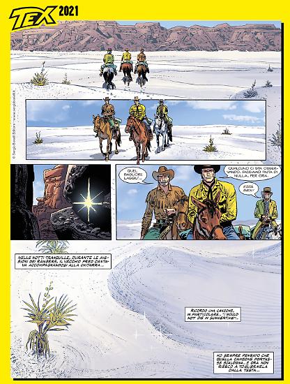 2021 Preview - Tex Romanzi a fumetti by Alfonso Font, colors by Matteo Vattani