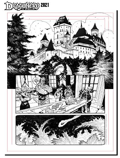 Dragonero 2021 - Art by Emanuele Gizzi.