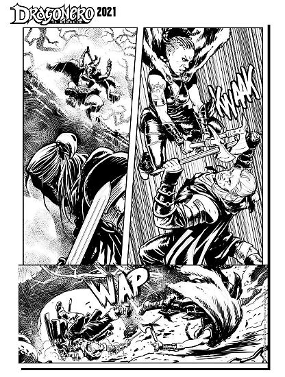 Dragonero 2021 - Art by Giuseppe Matteoni.