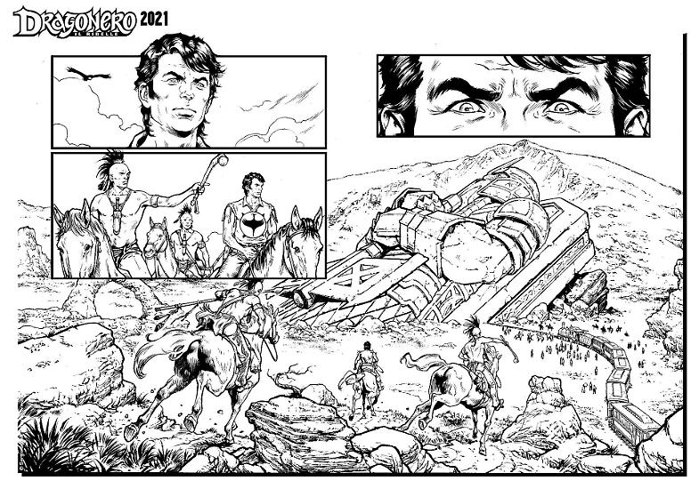 Dragonero 2021 - Art by Gianluigi Gregorini.