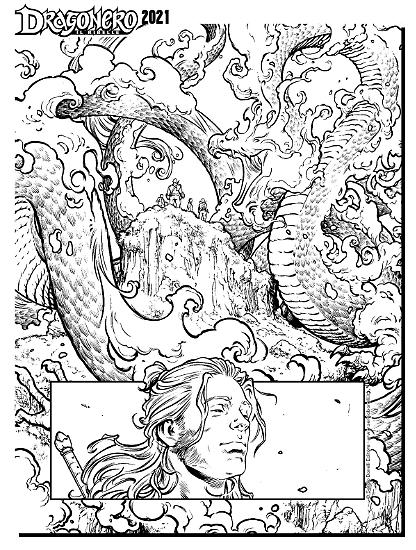 Dragonero 2021 - Art by Gianluigi Gregorini.