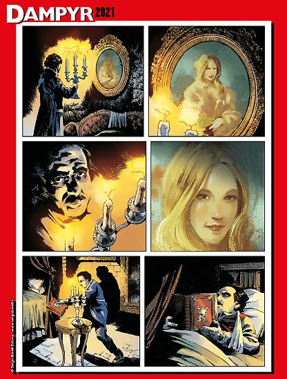 Dampyr 2021 - Art by Francesco De Stena, colors by Matteo Vattani.