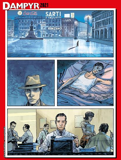 Dampyr 2021 - Art by Michele Cropera, colors by Alessandra Pastorello.