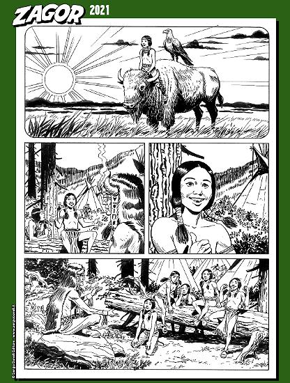 Zagor 2021 - Art by Stefano Voltolini.