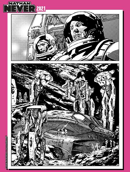 Nathan Never 2021 - Art by Max Bertolini.