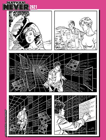 Nathan Never 2021 - Art by Andrea Cascioli.